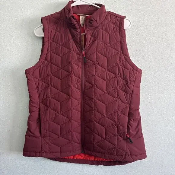 Duluth Trading Vest Agiloft Quilted Puffer Zip Pockets Insulated Womens Med NWT - Picture 1 of 4